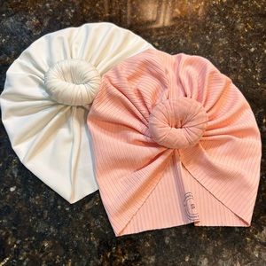 2 bunny knot swim turbans SPF 50+ size small
